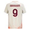 Maglia ufficiale AS Roma Abraham 9 Trasferta 2024-25 per Uomo